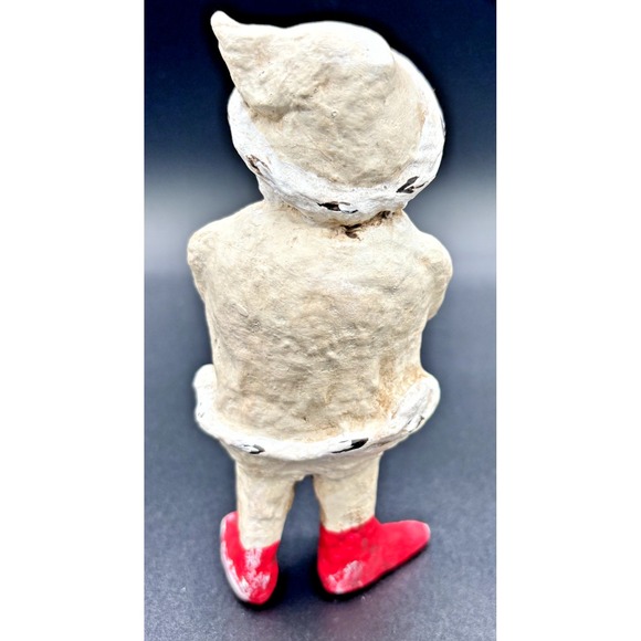 Debbee Thibault Folk Art Santa Candle Figurine Handcrafted Paper Mache 345/2500 - Picture 4 of 16